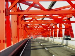 Most cestou na letiště